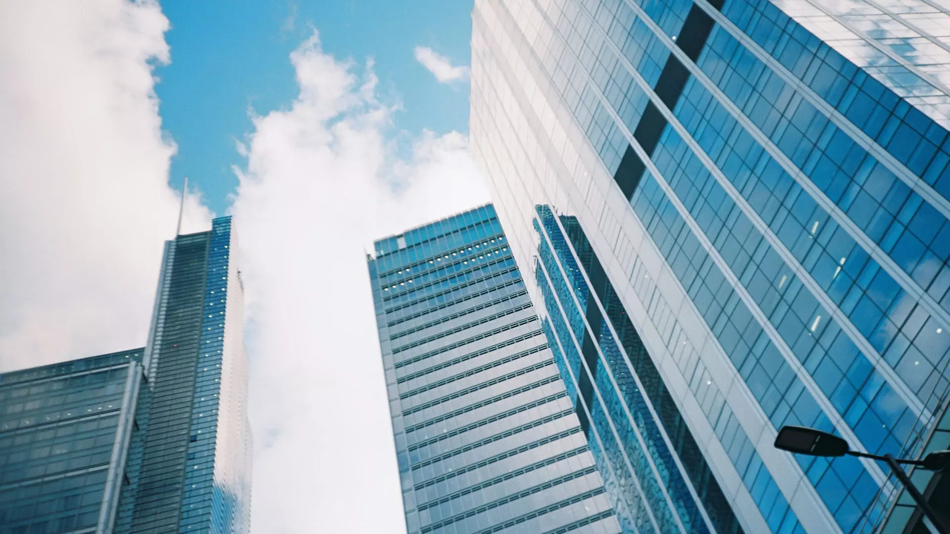 Skyscrapers from below